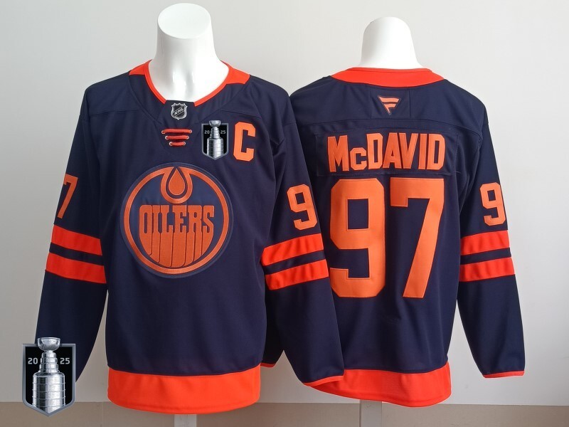 Edmonton Oilers #97 Connor McDavid Oilers Champion Edition Style 13