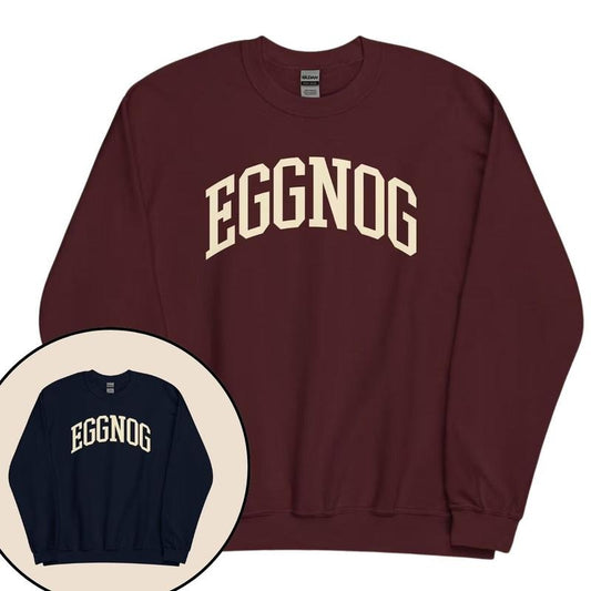 Eggnog Sweatshirt Gift for Women, Women's Foodie, Cooking Gift T-Shirts, Hoodie | WearSparks.com