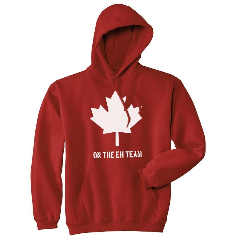 Eh Team Canada Sweater Funny Canadian Shirts Novelty Graphic Hilarious Hoodie Funny Hoodies Funny Canada Pullover Novelty...