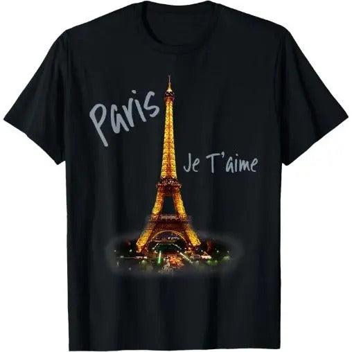 Eiffel Tower Paris Vintage I Love Paris France T-Shirt Made in USA Hoodie, Sweatshirt | WearSparks.com