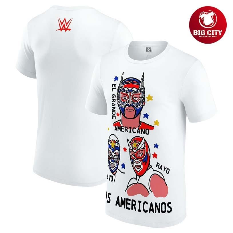 El Grande Americano Los Americanos Trio Two Sided Shirt