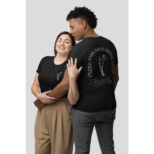 Elder Emo Anti-Social Club Tee, It was Never a Phase Shirt, Spooky Emo Shirt, Alt Goth Grunge Valentines Day Gift Ideas ...