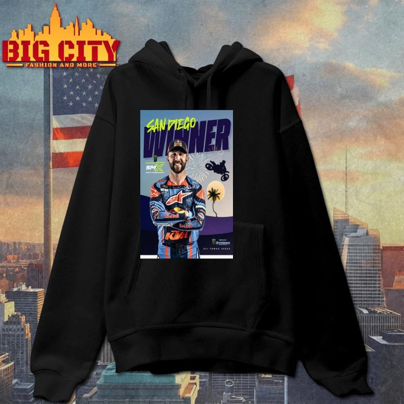 Eli Tomac San Diego Winner 2026 Poster Shirt