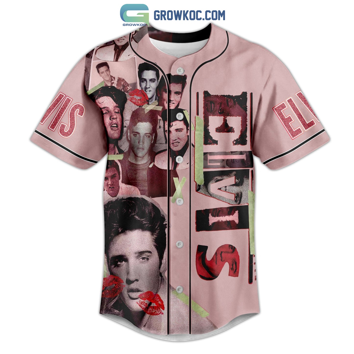 Elvis Presley El Rey Que Revoluciono El Rock Baseball Jersey