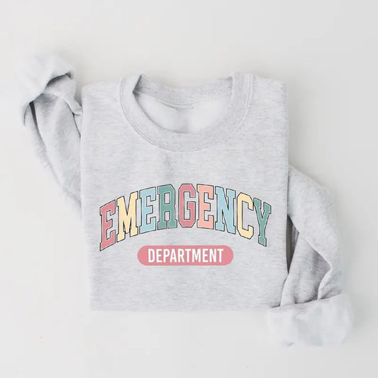 Emergency Department Sweatshirt, ER Nurse Shirt, ED Nurse Emergency Medicine, ED Rn Registered Nurse, Emergency Room ER...