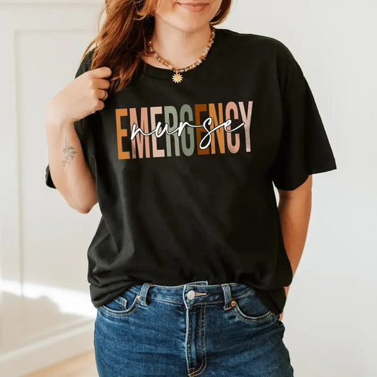 Emergency Department T-Shirt, ER Shirt, ED Nurse Emergency Medicine ED Rn Registered Nurse Emergency Room Er Tech T Shirt...