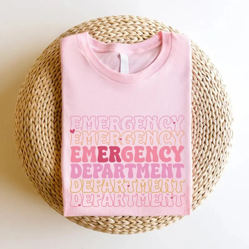 Emergency Department T-shirt, ER Nurse Gift, New Nurse Grad Gift, ER Department Shirt, Future Nurse Gift, ER Nurse...