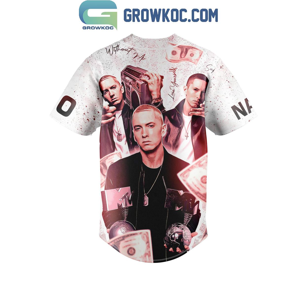 Eminem Hi Kids Slim Shady Personalized Baseball Jersey