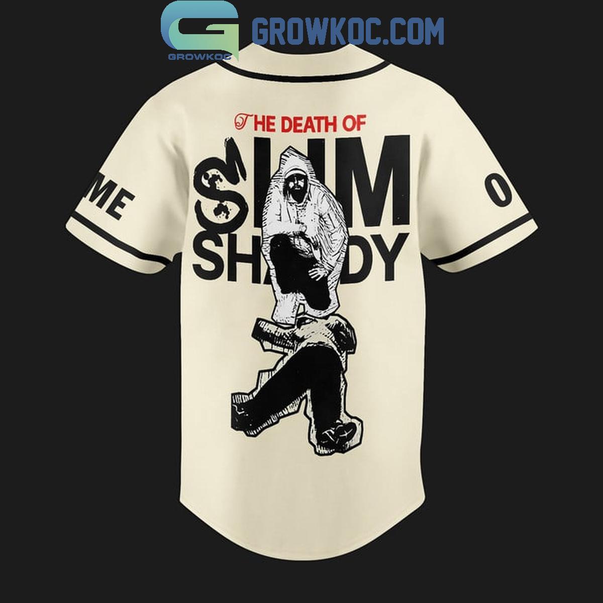 Eminem The Death Of Slim Shady 2024 Personalized Baseball Jersey