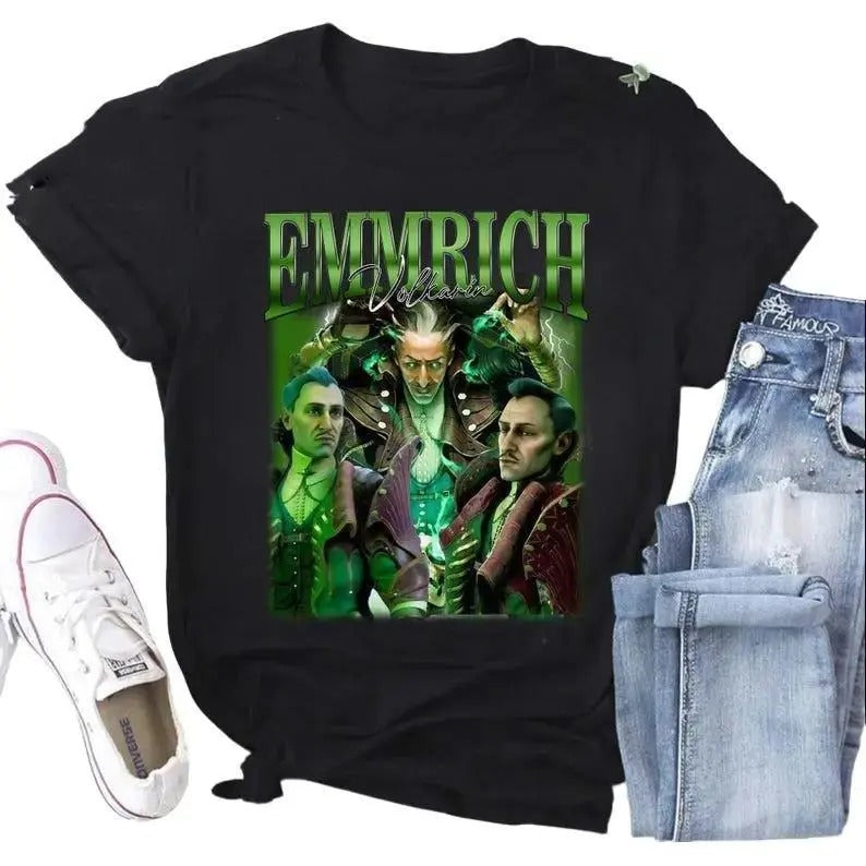Emmrich Volkarin Bootleg Shirt, Dragon Age Veilguard, Gamer Shirt, Fantasy Tee Hoodie, Sweatshirt | WearSparks.com