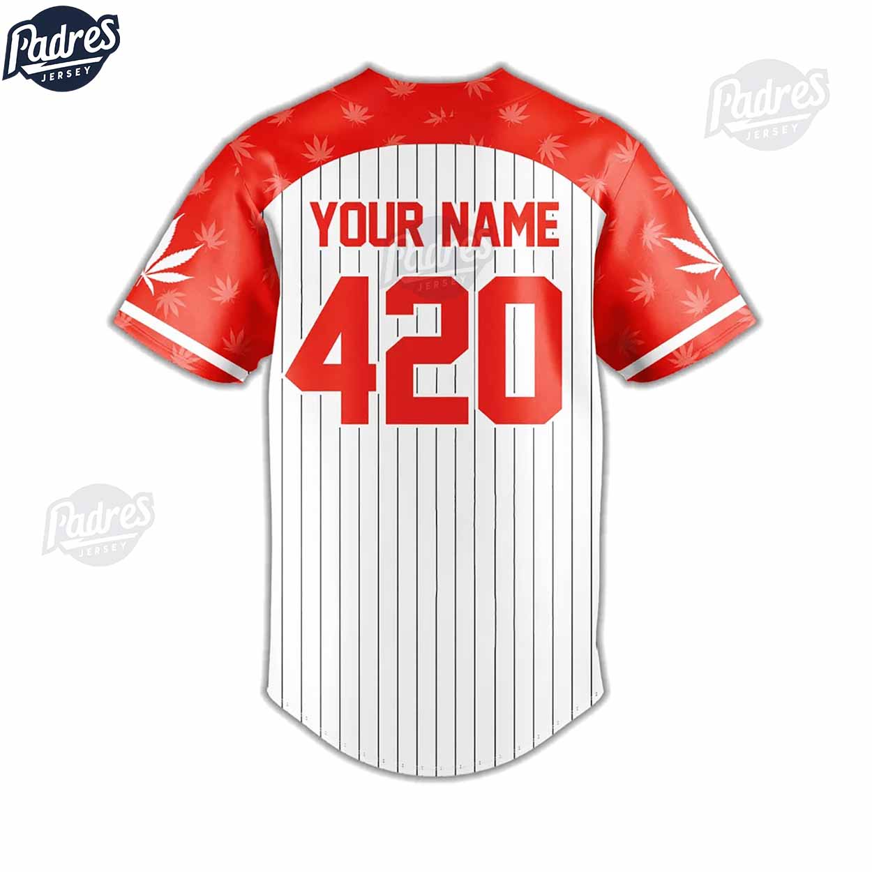 Enjoy Cannabis Custom Baseball Jersey Style - Padres Jersey Oasis: Elevate Your Baseball Style Game T-Shirts,... (Image 4)