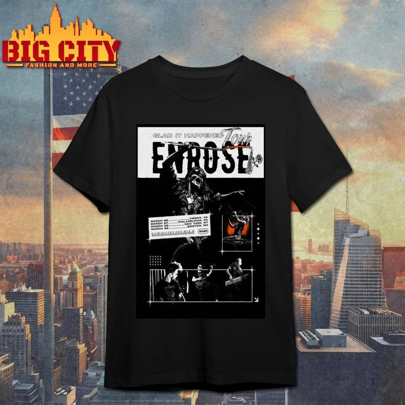Enrobe Glad It Happened 2026 Tour Poster shirt