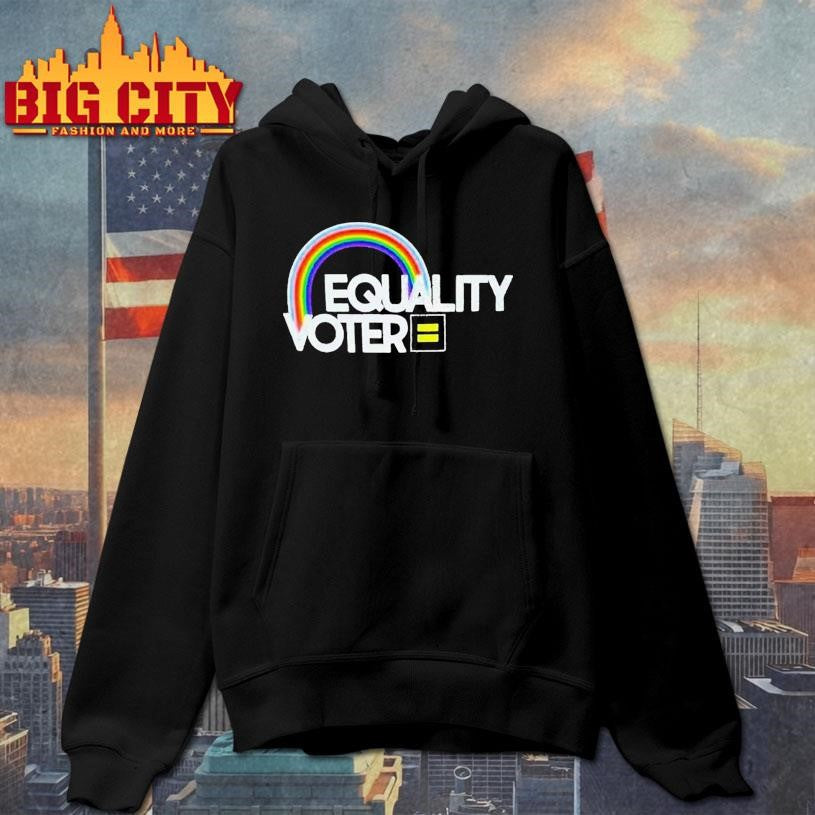 Equality Voter Rainbow Human Rights Campaign Shirt