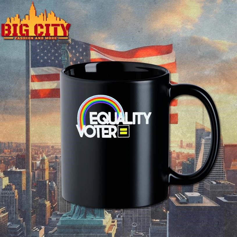 Equality Voter Rainbow Human Rights Campaign Shirt