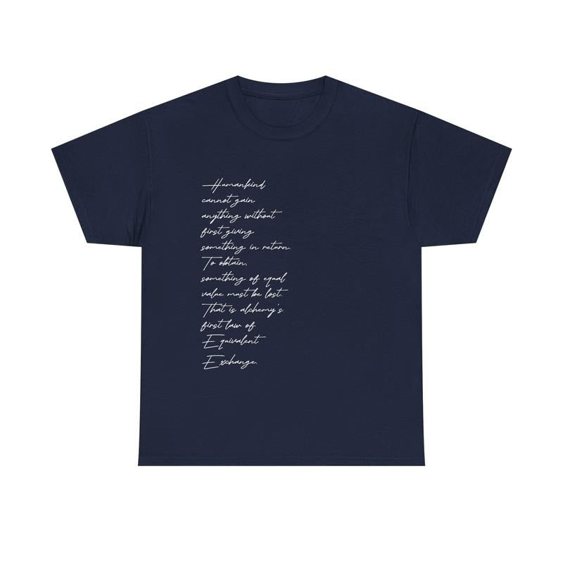 Equivalent Exchange Shirt Hoodie, Sweatshirt | WearSparks.com