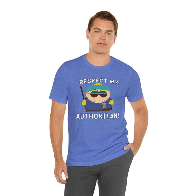 Eric Cartman Themed T-Shirt, Respect My Authority Catchphrase Tee, South Park Inspired Unisex Shirt Hoodie, Sweatshirt
