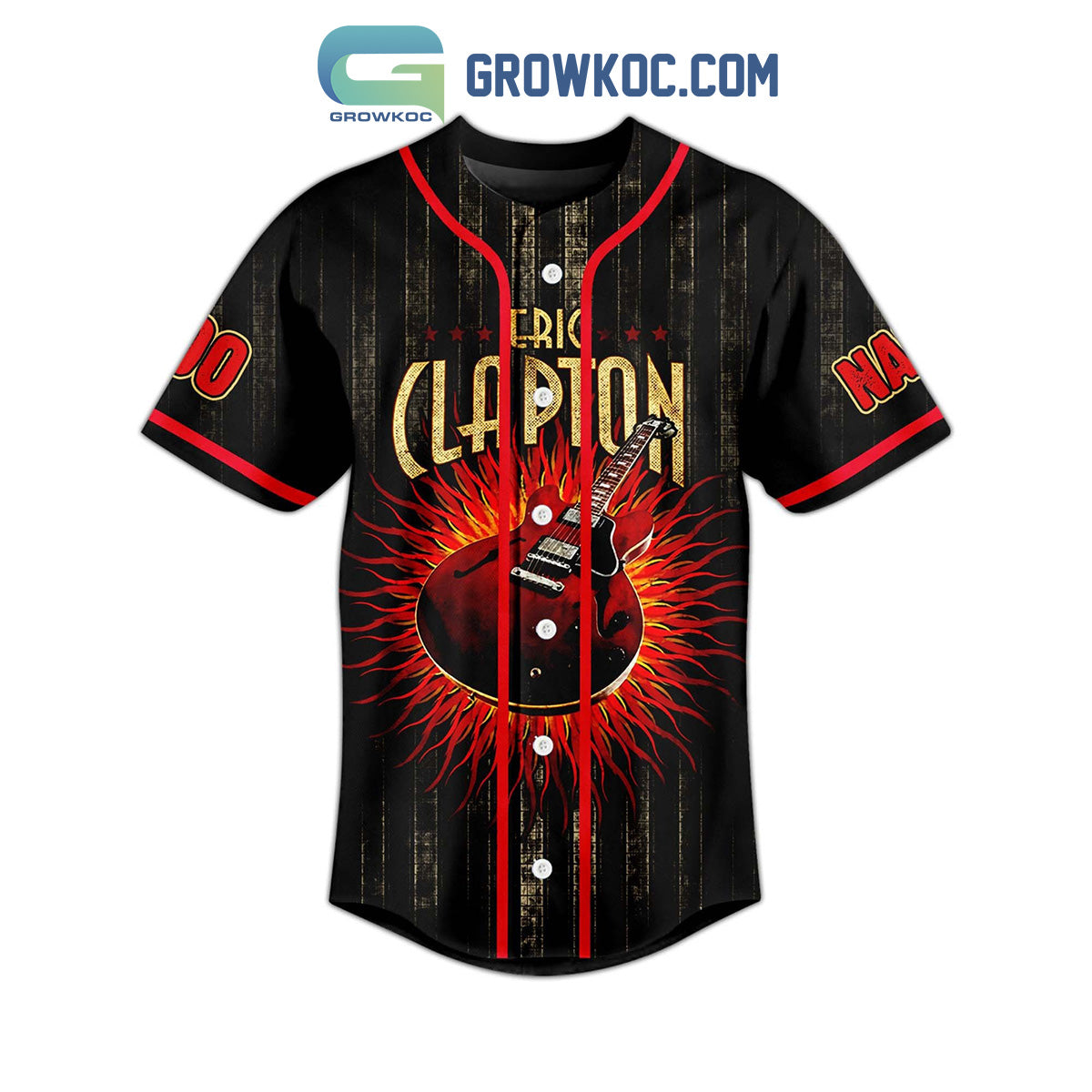 Eric Clapton Layla You Got Me On My Knees Personalized Baseball Jersey