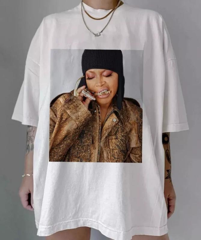 Erykah Badu 2024 Tshirt, Erykah Badu Music T-Shirt Gift For Men Crewneck Cotton Crewneck Cotton Hoodie, Sweatshirt