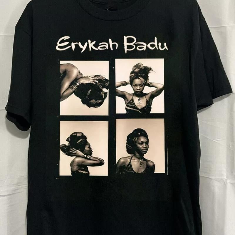 Erykah Badu Band Collection Full Size S to 5XL Cotton Unisex T-shirt Hoodie, Sweatshirt | WearSparks.com