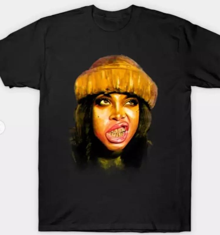 Erykah Badu T-Shirt New men Short Sleeve Unisex Hoodie, Sweatshirt | WearSparks.com