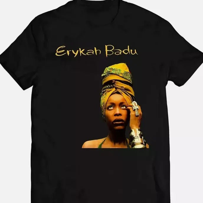 Erykah Badu T-shirt Tee Men Women All Size Cotton Menswear Cotton Menswear Hoodie, Sweatshirt | WearSparks.com
