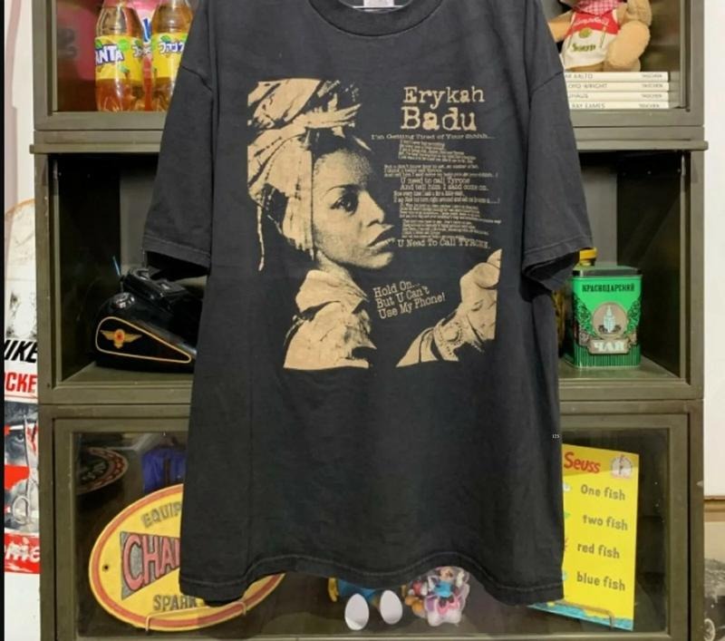 Erykah Badu Tee Gift for men women T-shirt,Graphic T-Shirt Gift For Men Women Hoodie, Sweatshirt | WearSparks.com