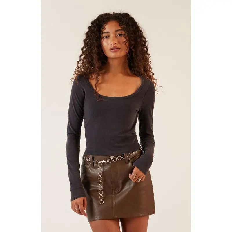Est. PAC 1980 Women's Scooped Out Long Sleeve Topstyle{n002}2 T-Shirts, Hoodie, Sweatshirt | WearSparks.com