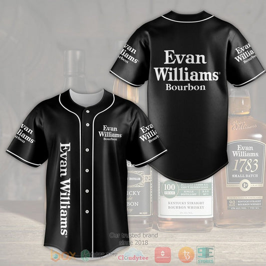 Evan Williams Bourbon Baseball shirt