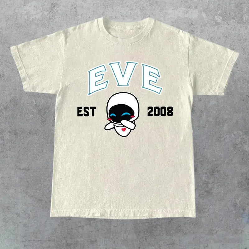 Eve and Wall-E Crewneck, Cartoon Eve and Wall-E T-Shirts , Couple Shirt, Gift For Friends Hoodie, Sweatshirt | WearSparks.com