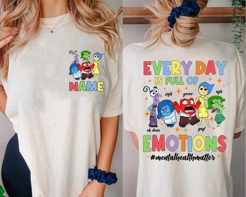 Everyday Is Full Of Emotions Shirt, Inside Out Shirt, Mental Health Shirt, Inside Out Friends Shirt Hoodie, Sweatshirt