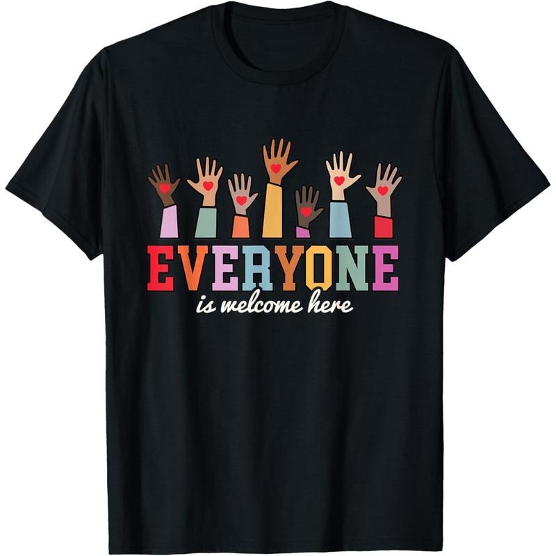 Everyone Is Welcome Here Idaho Teacher T-Shirt Hoodie, Sweatshirt | WearSparks.com