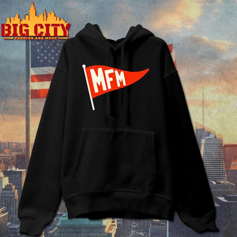 Exactly Right Red Flag Mfm Hooded Shirt