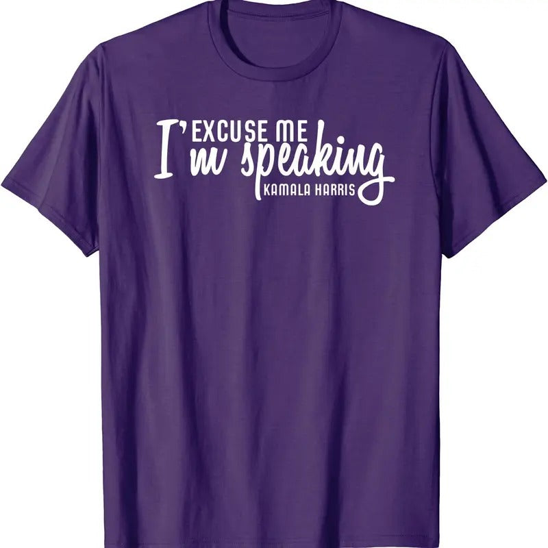 Excuse Me I'm Speaking Kamala Harris Gift T-Shirt Hoodie, Sweatshirt | WearSparks.com
