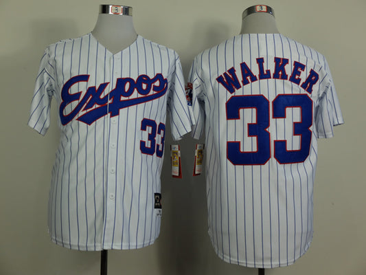 Expos 33 White Blue 1982 Retro