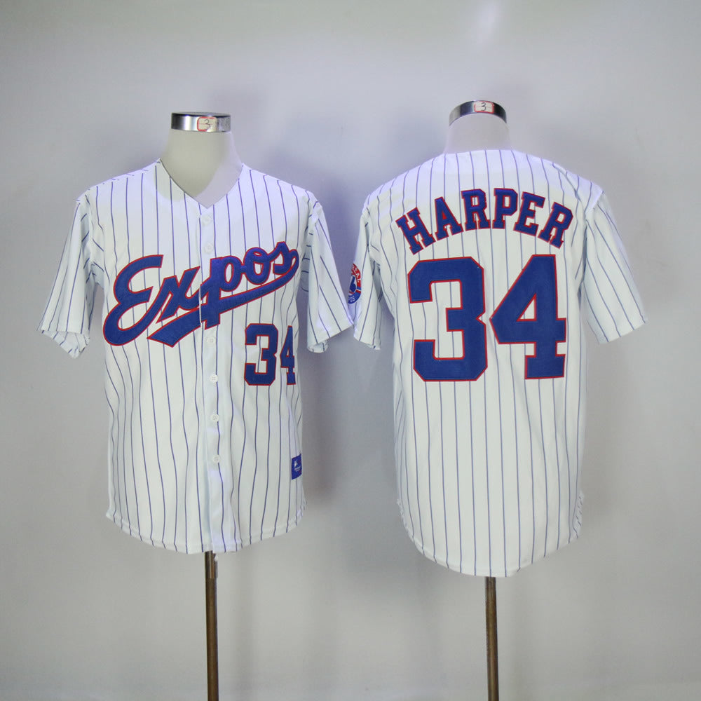 Expos 34 White Retro