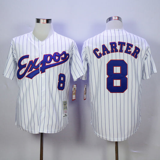 Expos 8 White Blue 1982 Retro