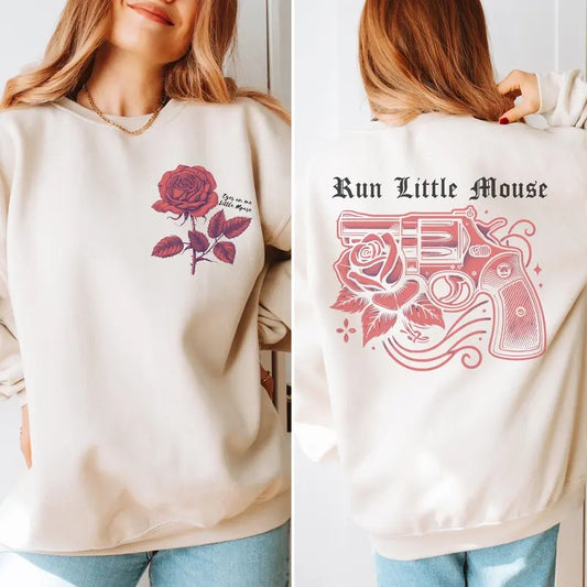 Eyes On Me Little Mouse Sweatshirt, Zade Meadows Hoodie, Haunting Adeline Crewneck, Book Merch, Romantic Fantasy and...
