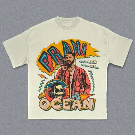 F.Ocean Skeleton T-Shirt, Blond Graphic Tee, Music Rap Tee, Hip Hop, R&B, Y2k, Unisex T-Shirt, Gift For Men Women...