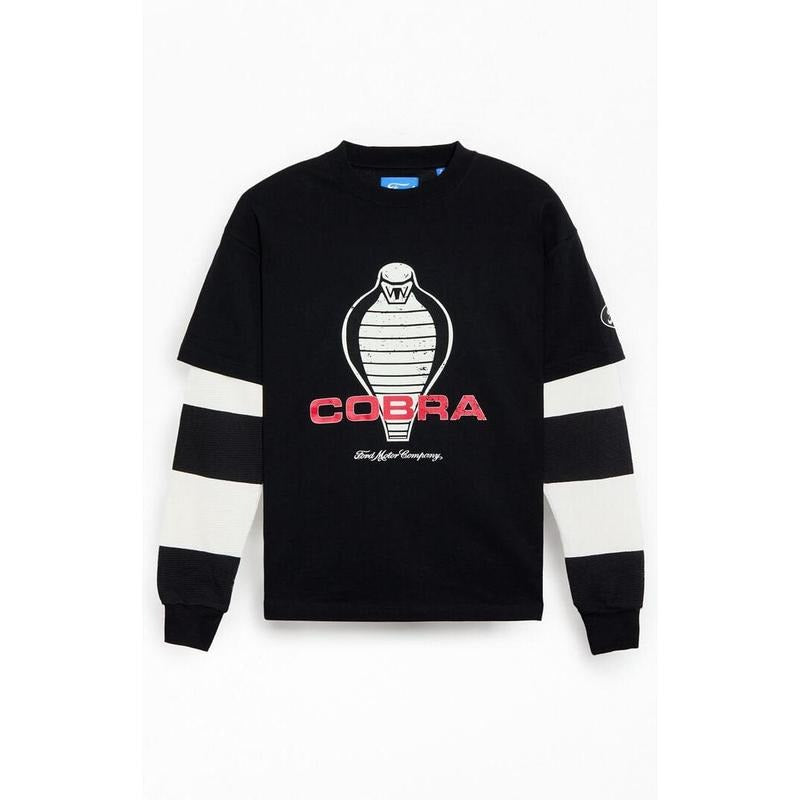 FORD Men's Cobra 2fer Long Sleeve T-Shirt - Multicolor Hoodie, Sweatshirt | WearSparks.com