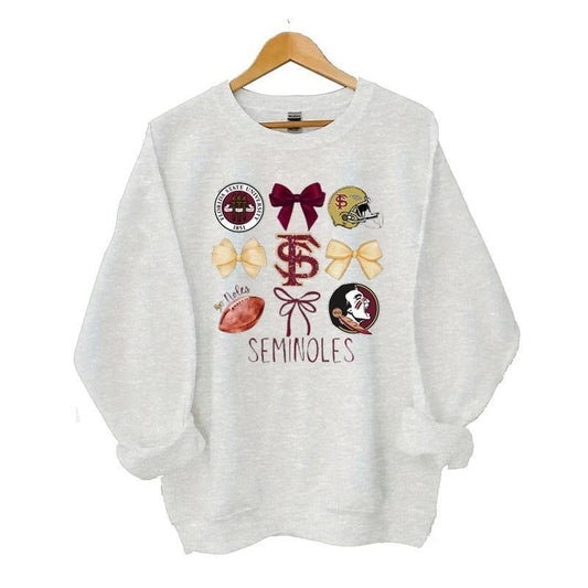 FSU Seminoles Football Sweatshirt, Florida State University football Sweatshirt Menswear football fan Hoodie Polyester,...