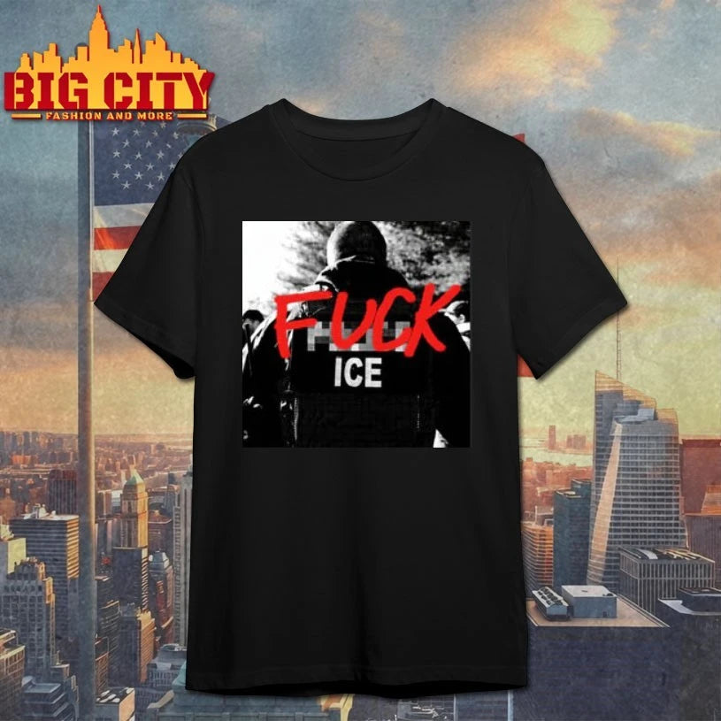 FUCK ICE police photo shirt