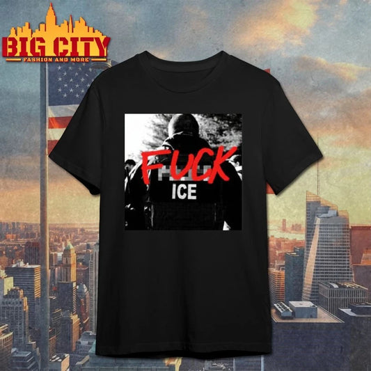 FUCK ICE police photo shirt