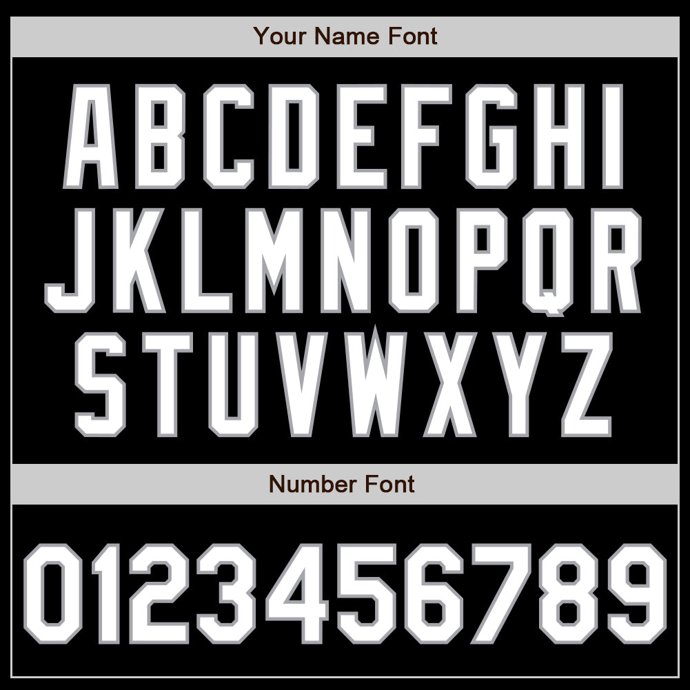 Custom Black White Royal-Gray Authentic Gradient Fashion Baseball Jersey T-Shirts, Hoodie, Sweatshirt (Image 3)