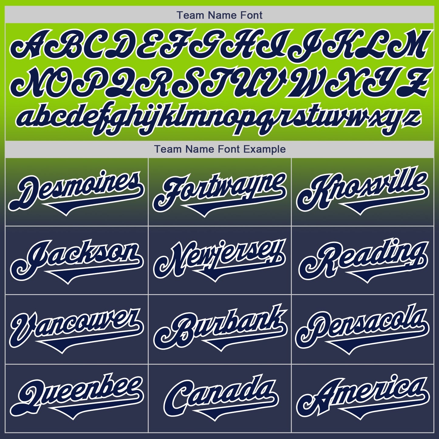 Custom Neon Green Navy-White Authentic Fade Fashion Baseball Jersey