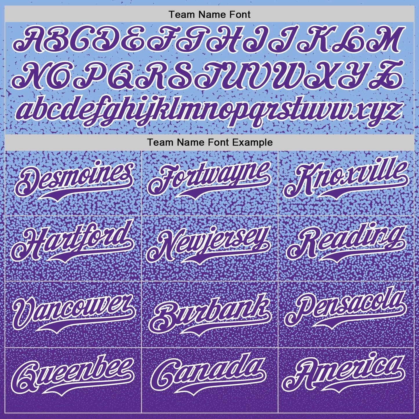 Custom Light Blue Purple-White Fade Fashion Speckle Authentic Baseball Jersey