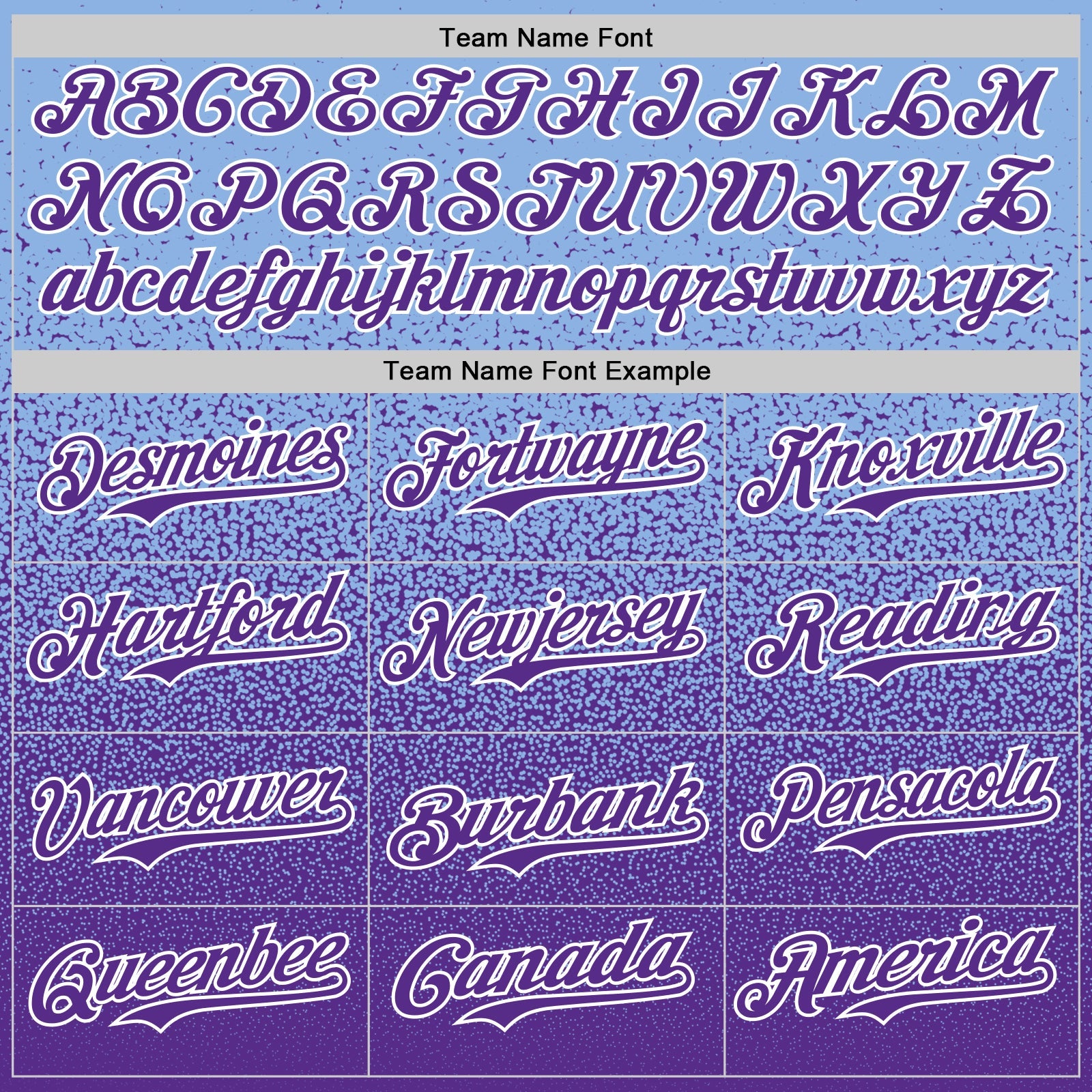 Custom Light Blue Purple-White Fade Fashion Speckle Authentic Baseball Jersey