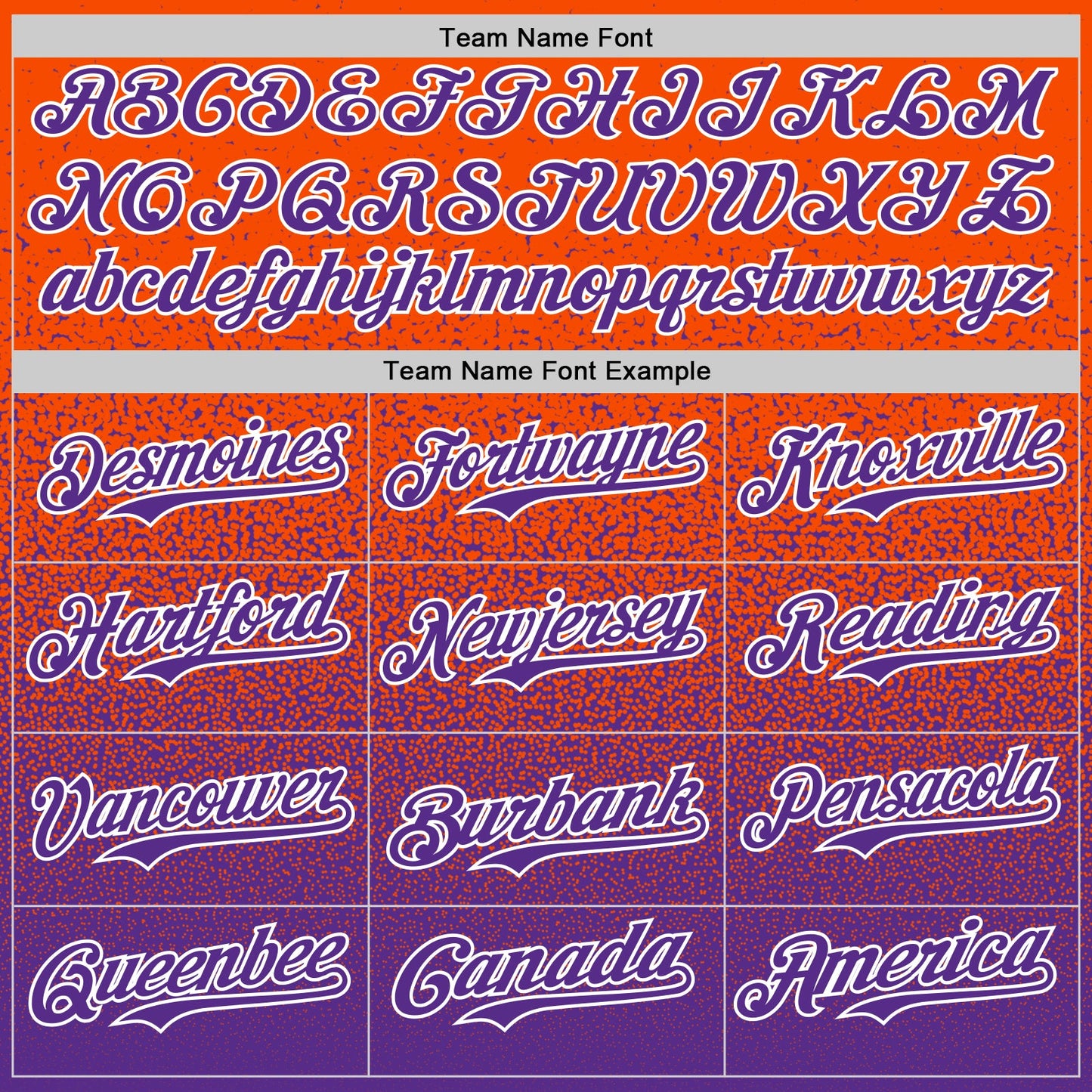 Custom Orange Purple-White Fade Fashion Speckle Authentic Baseball Jersey