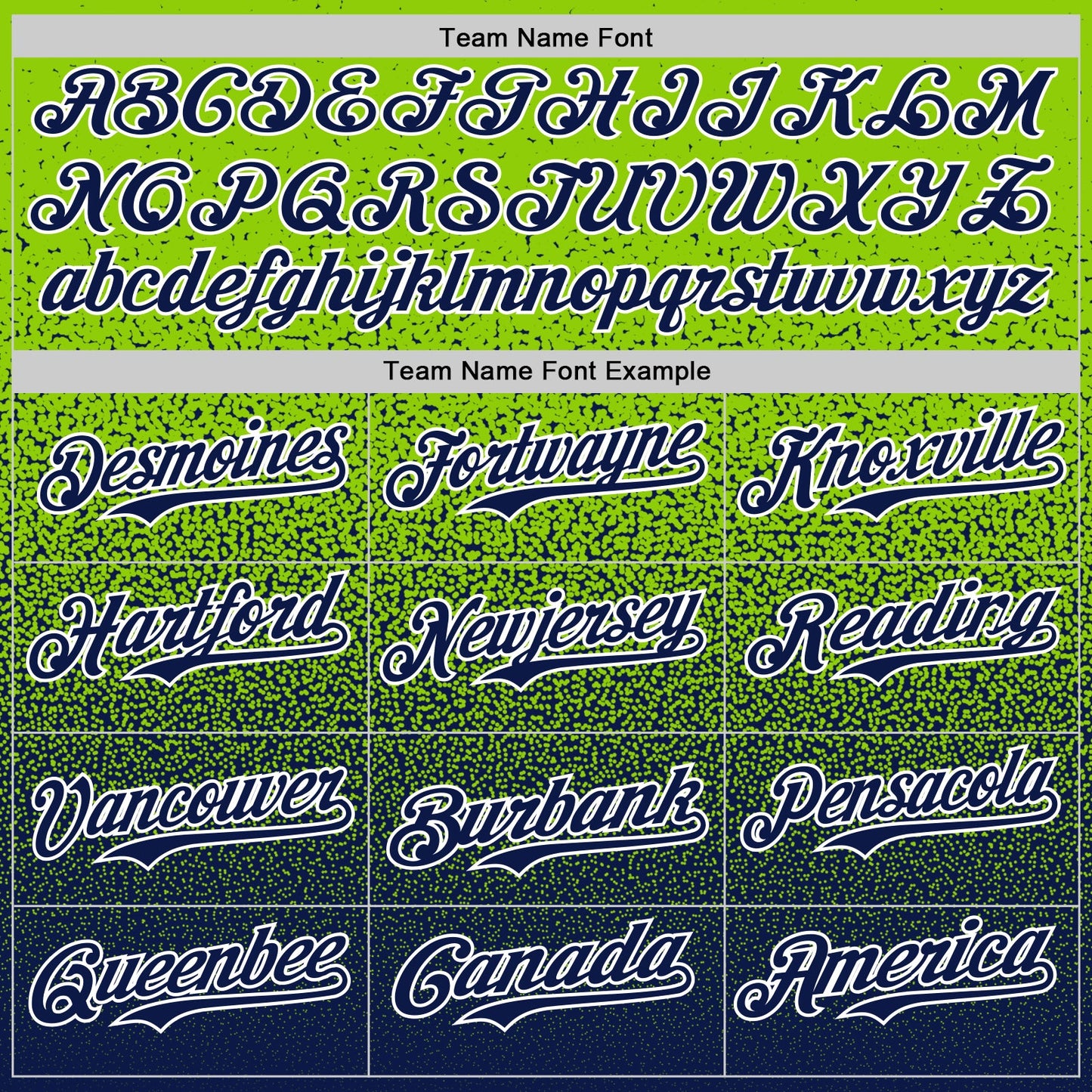 Custom Neon Green Navy-White Fade Fashion Speckle Authentic Baseball Jersey