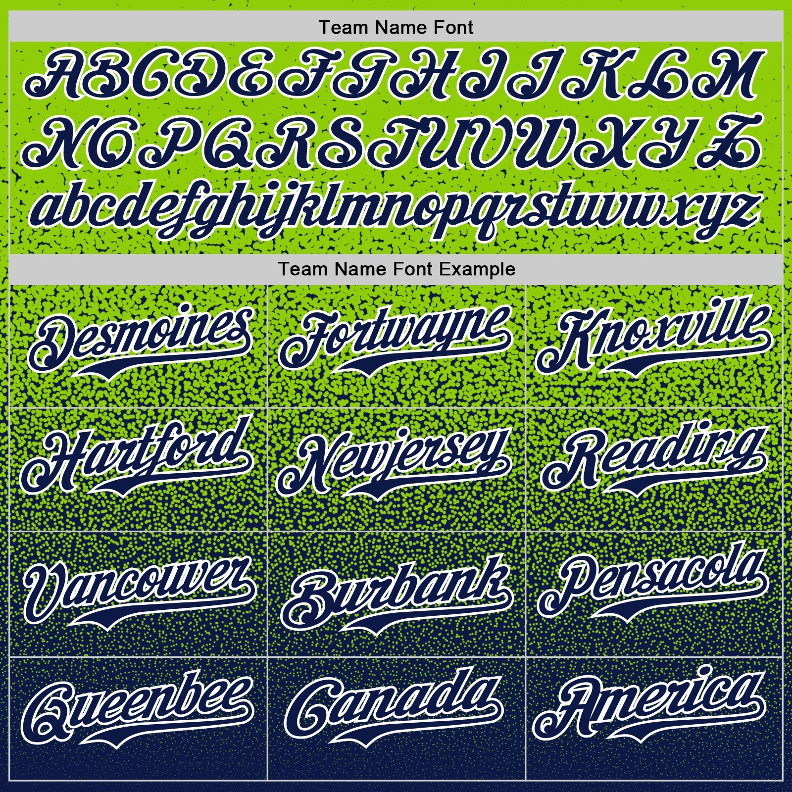 Custom Neon Green Navy-White Fade Fashion Speckle Authentic Baseball Jersey