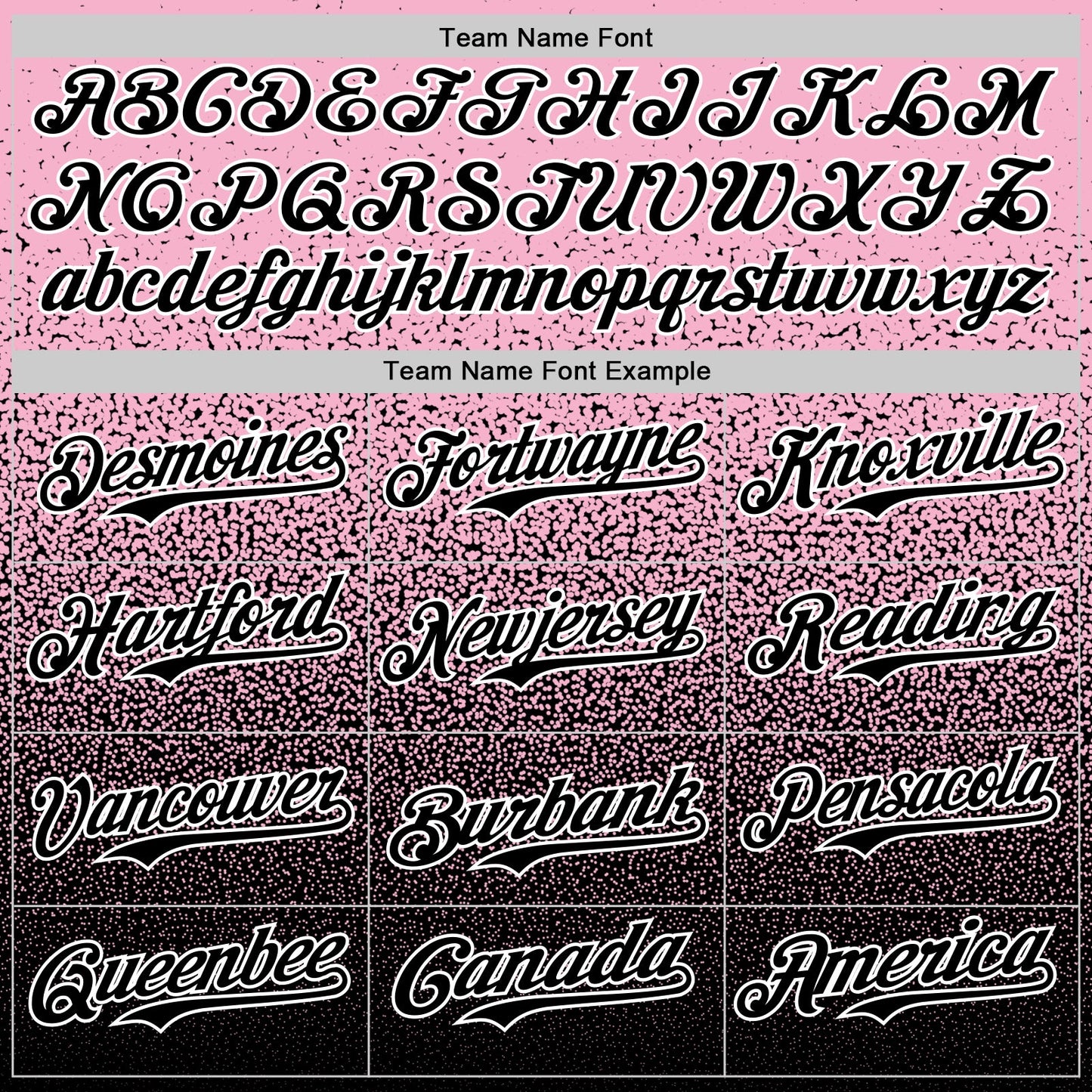 Custom Light Pink Black-White Fade Fashion Speckle Authentic Baseball Jersey